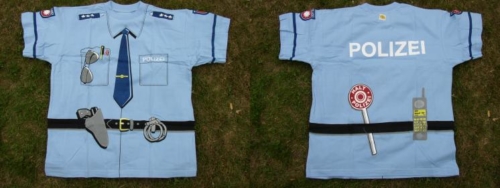 T-Shirt "Polizei blau für Kinder" – Bild 3